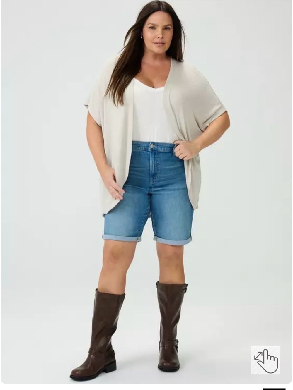 Torrid Stretch Denim Shorts